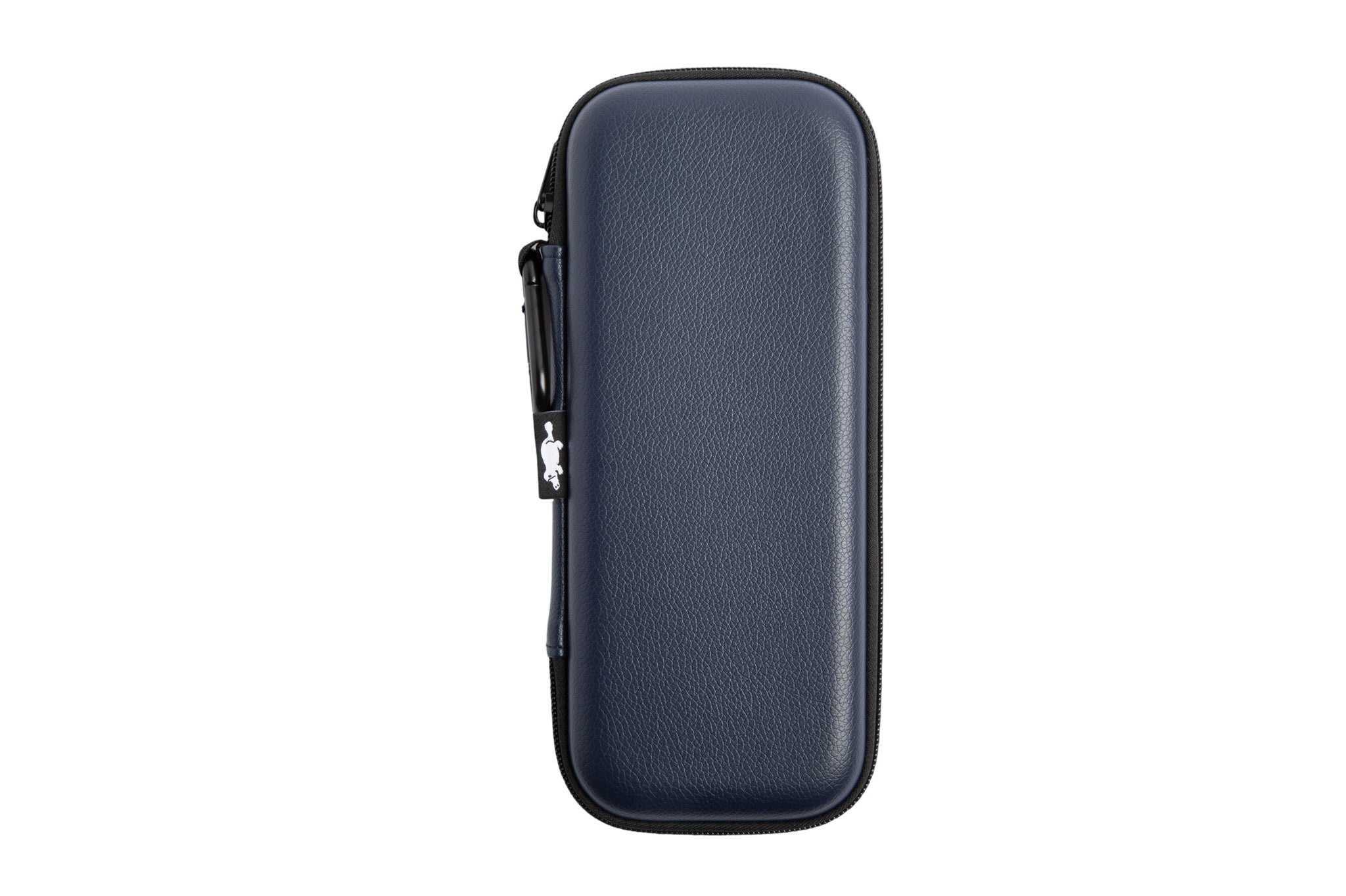 Platypus Navy Leather golf organizer case front view